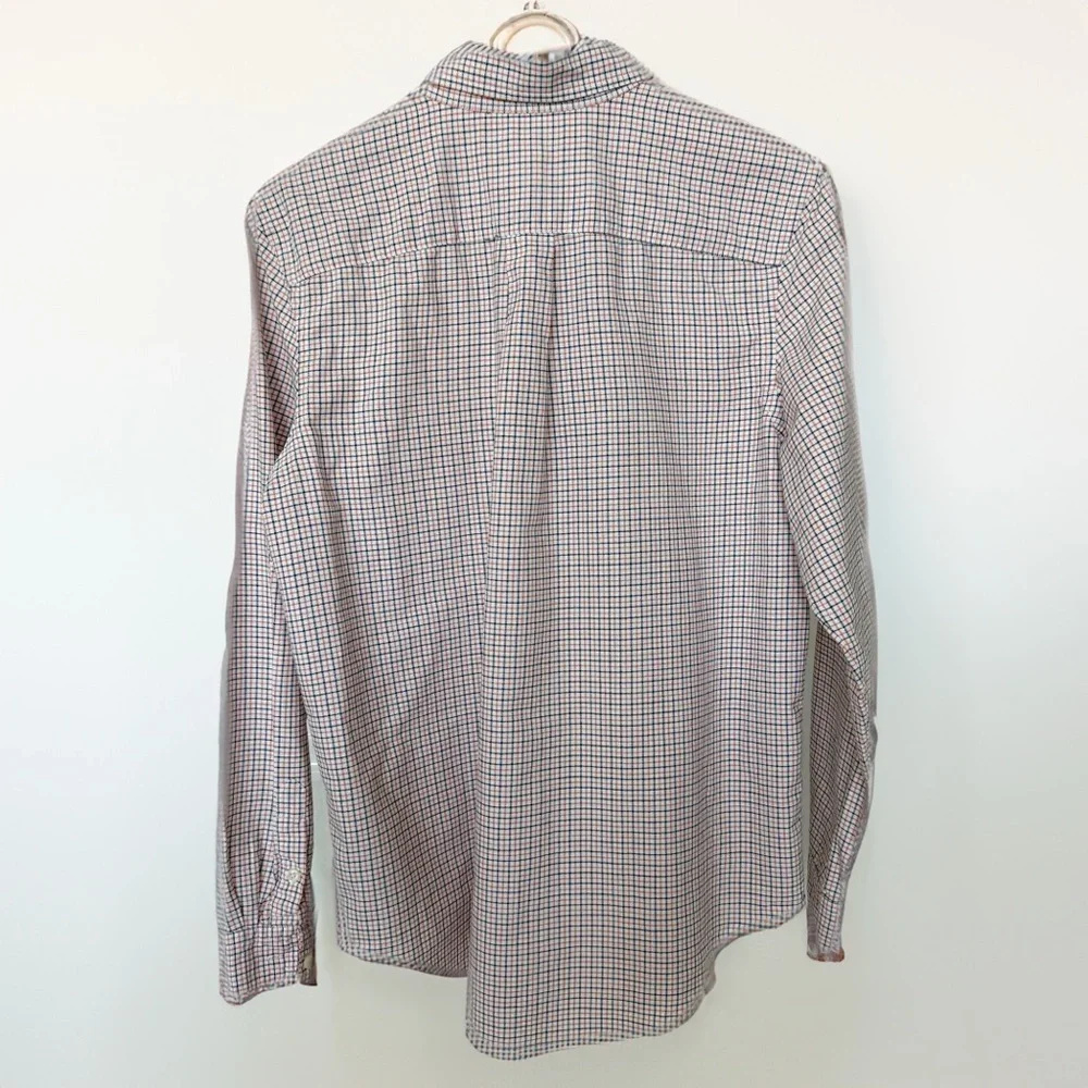 Ralph Lauren Boy’s XL Checkered Button-Up Dress Shirt Multicolor 100% Cotton